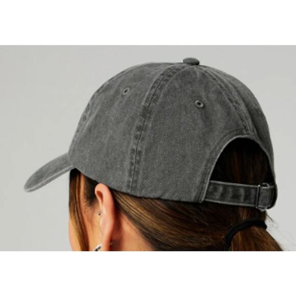 Fabletics The Dad Hat Washed Black Cap NEW One Size - Picture 3 of 8